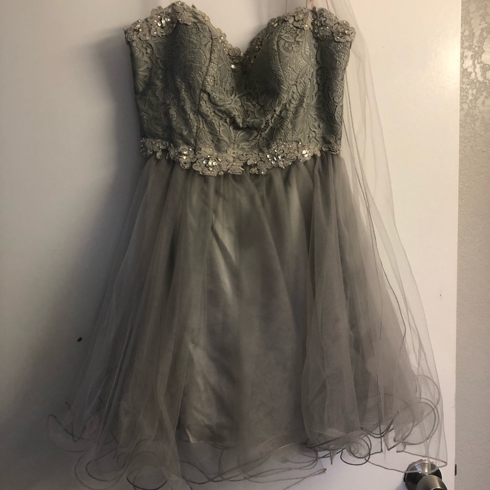 Short Gray Dress